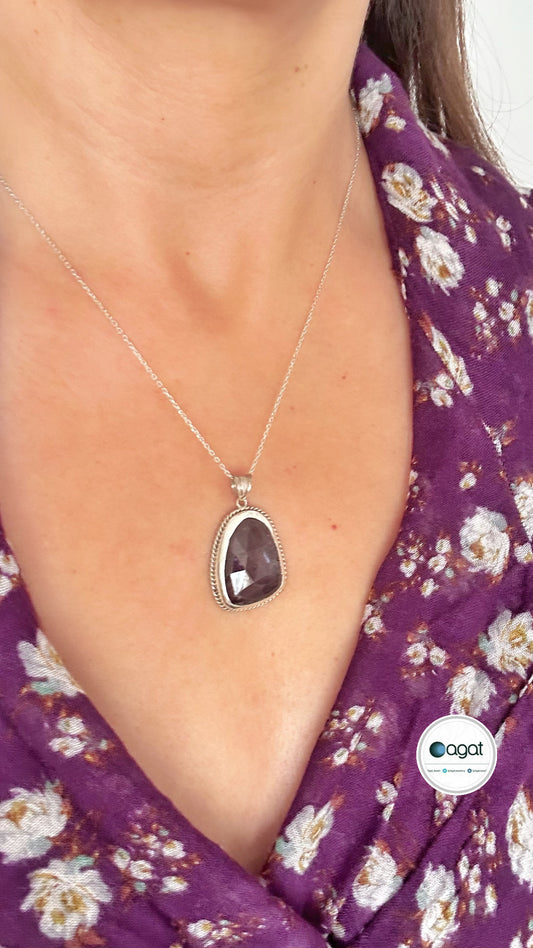 Ametist tasarım kolye