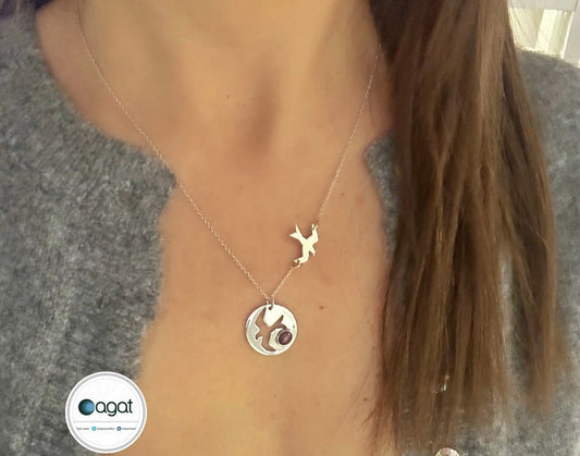 Star Ruby Kırlangıç kolye