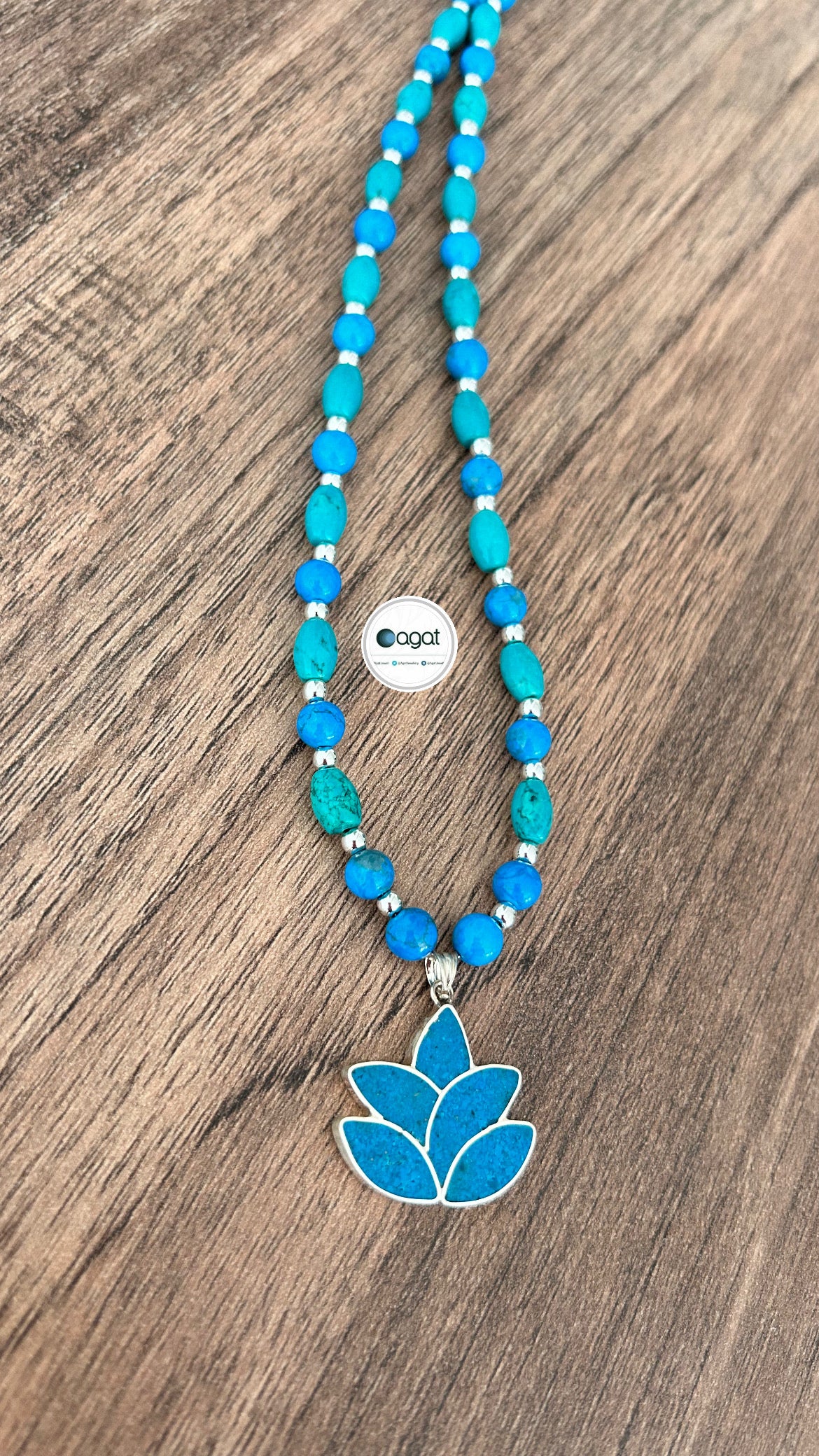 Lotus mozaik kolye