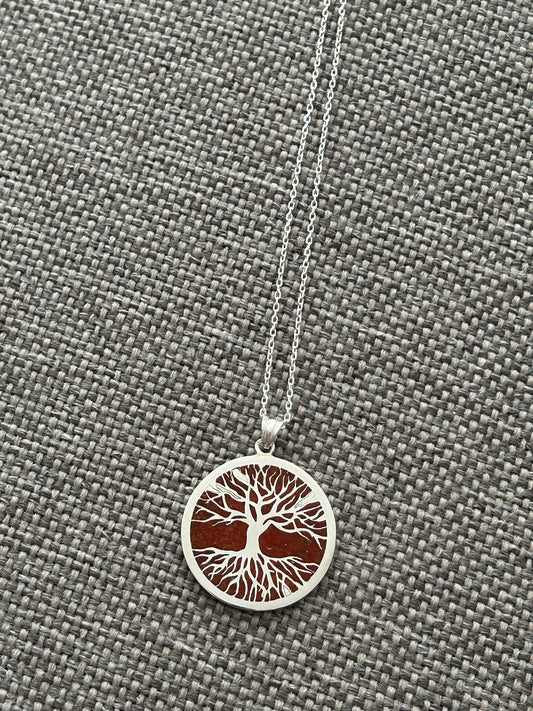 Hayat Ağacı Mercan Kolye