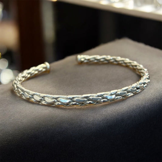 Gümüş Örgü bileklik