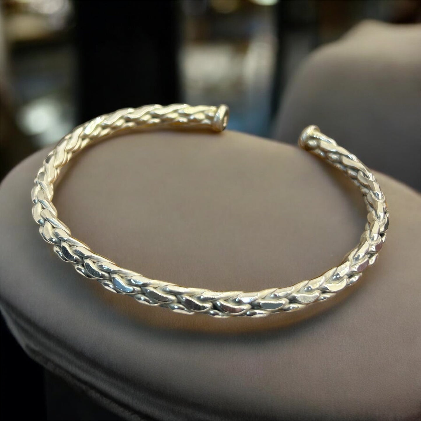 Gümüş Örgü bileklik