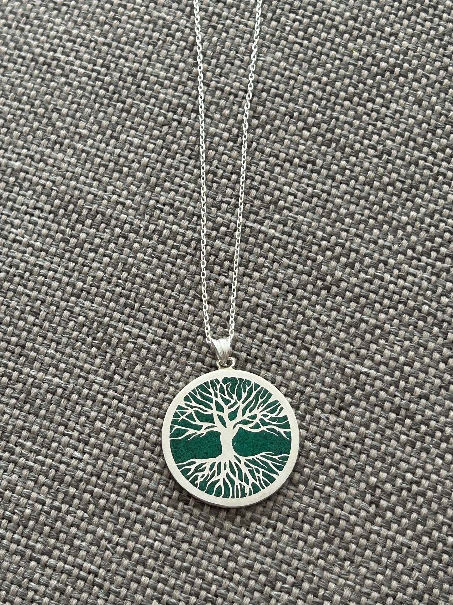 Hayat Ağacı Malahit Kolye