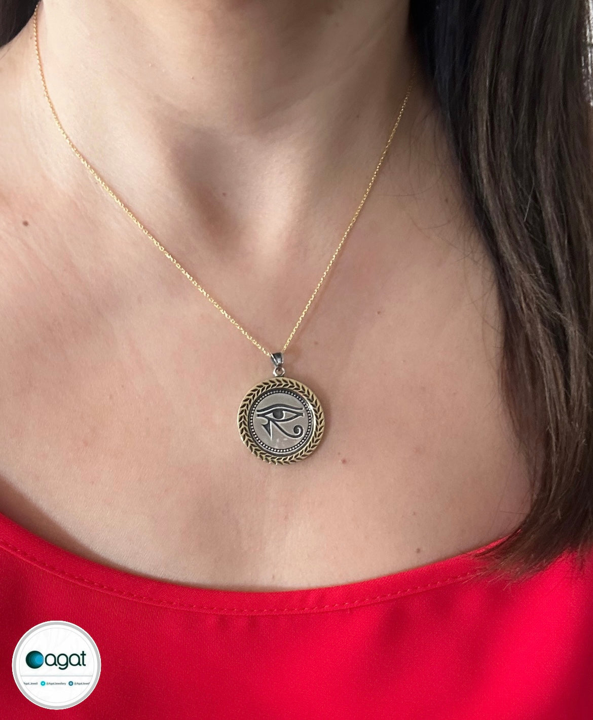 RA’ nın gözü gümüş kolye
