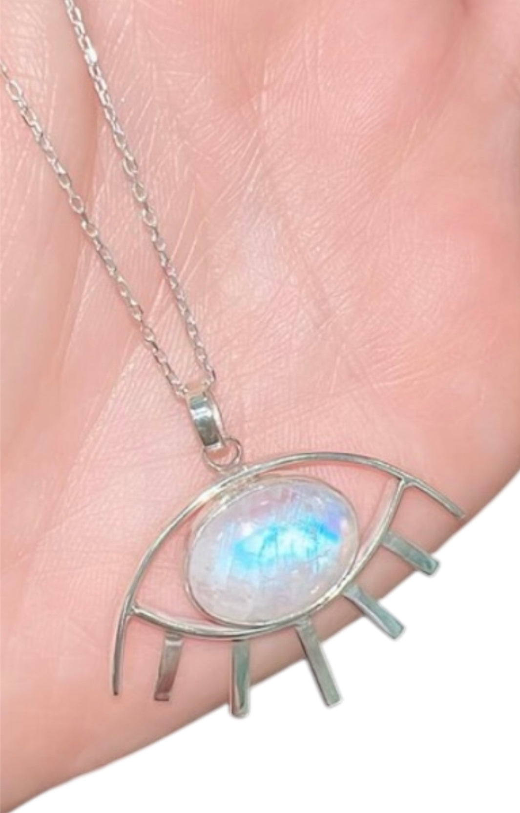 Ay taşı göz kolye