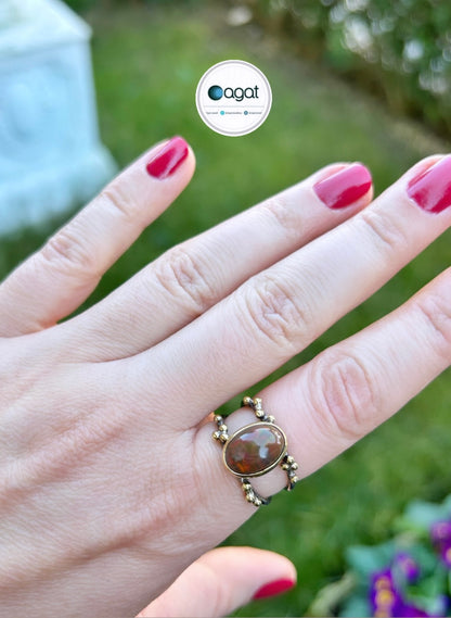 Tasarım Opal gümüş yüzük