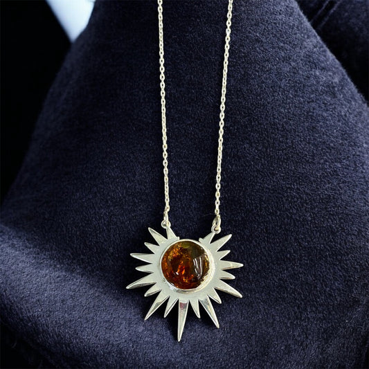 Kehribar Tasarım Kolye