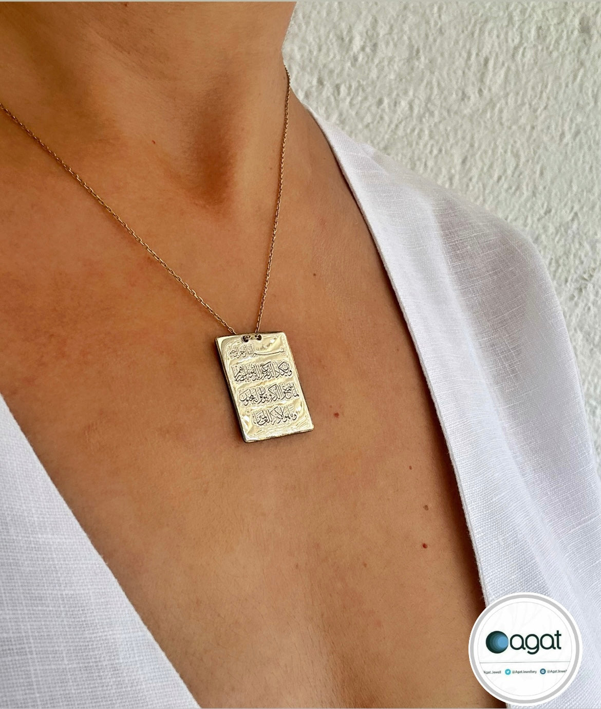 Ayetel Kürsi Tasarım kolye