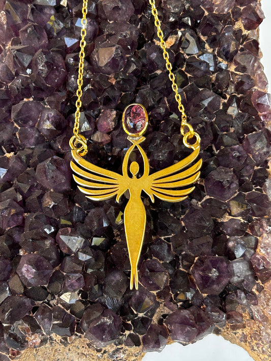 Turmalin Melek Kolye