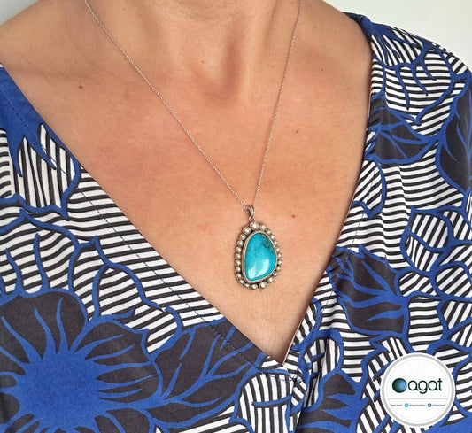 Turkuaz Tasarım Kolye