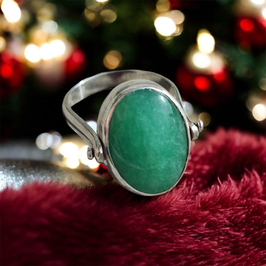 Yeşim & Yakut çift taraflı yüzük