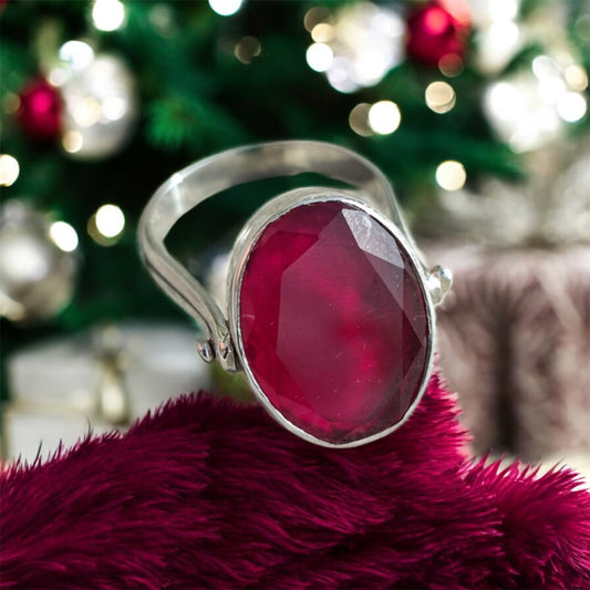 Yeşim & Yakut çift taraflı yüzük