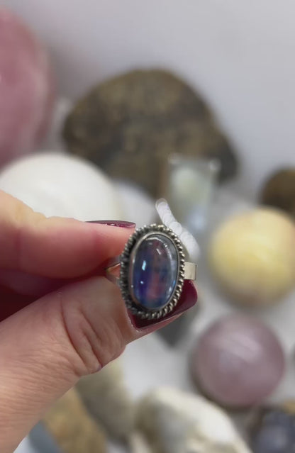 Tanzanit Gümüş yüzük